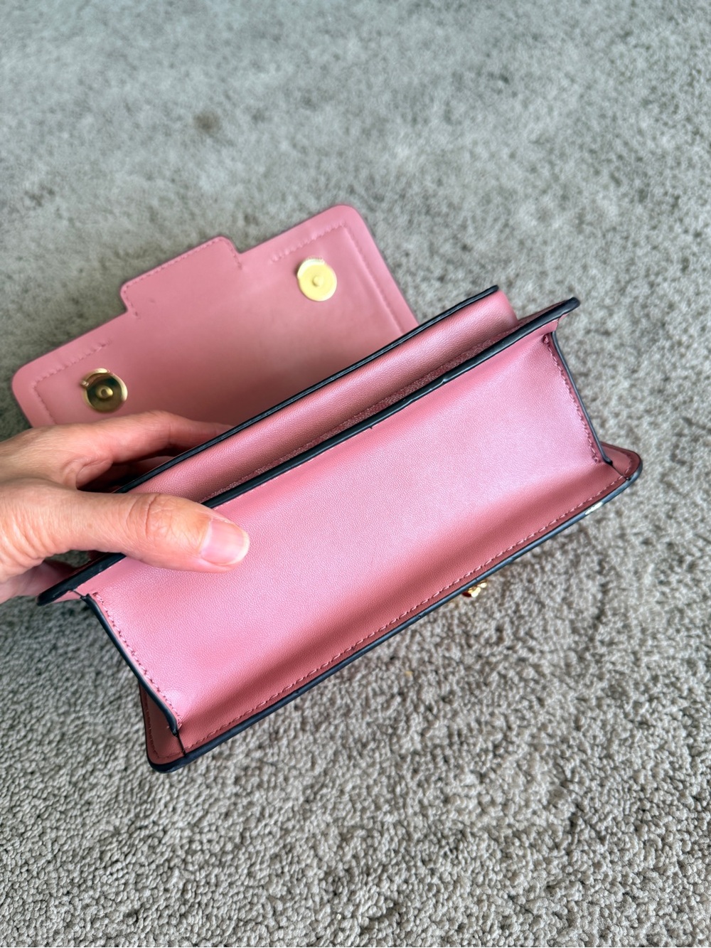 Michael Kors Pink Logo Chain Crossbody Bag - Picture 6 of 6